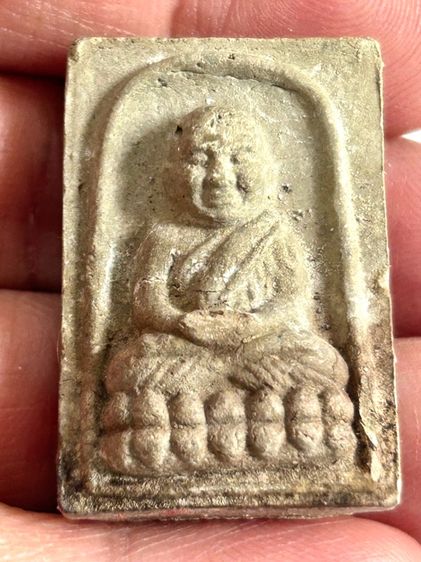 หลวงปู่ทวดเนื้อขาว พิมพ์สี่เหลี่ยม ฝังตะกรุด  รูปที่ 13