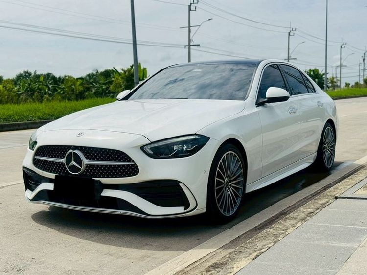 รถ Mercedes-Benz C-Class C220 สี ขาว