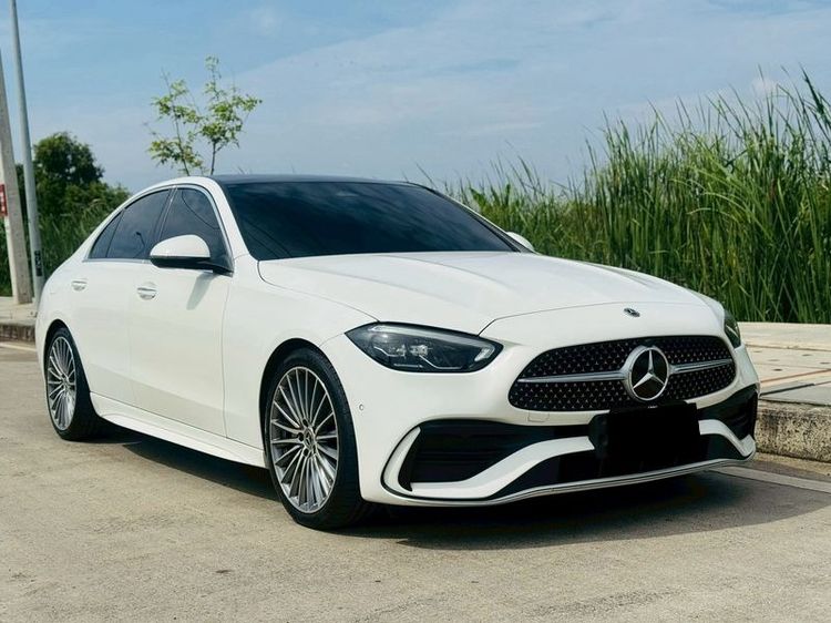 Mercedes-Benz C-Class 2023 C220 Sedan ดีเซล เกียร์อัตโนมัติ ขาว รูปที่ 3