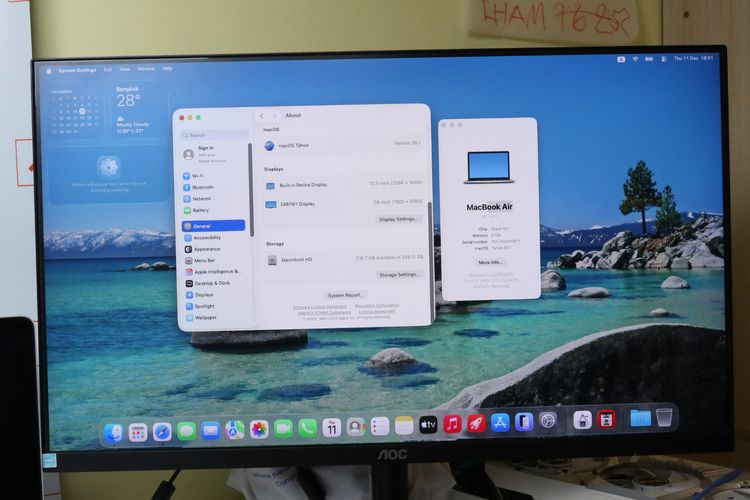 Macbook Air 13" M1 8.256GB - ID25120139 รูปที่ 12