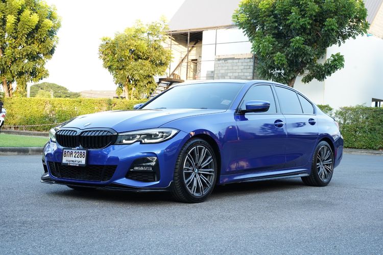 BMW Series 3 2021 320d Sedan ดีเซล เกียร์อัตโนมัติ น้ำเงิน รูปที่ 3