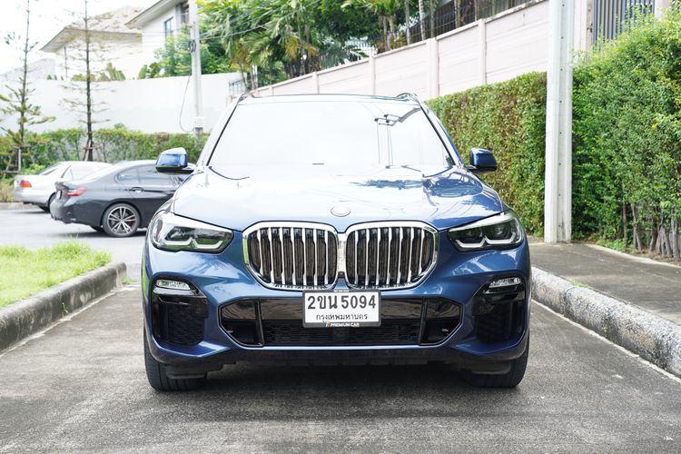 BMW X5 2021 3.0 xDrive45e M Sport 4WD Utility-car เบนซิน เกียร์อัตโนมัติ น้ำเงิน รูปที่ 3
