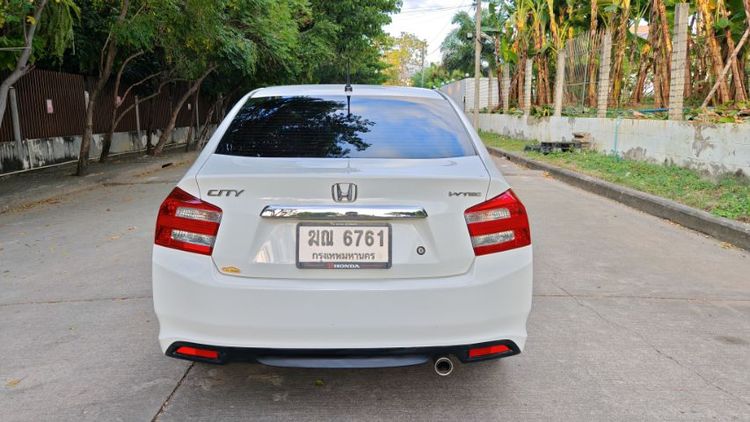 Honda City 2012 1.5 V Sedan เบนซิน ไม่ติดแก๊ส เกียร์อัตโนมัติ ขาว รูปที่ 2