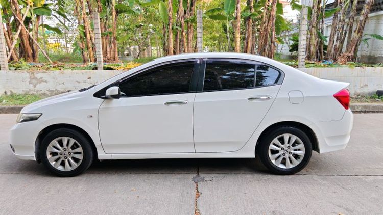 Honda City 2012 1.5 V Sedan เบนซิน ไม่ติดแก๊ส เกียร์อัตโนมัติ ขาว รูปที่ 4