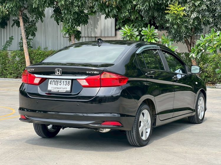 Honda City 2015 1.5 V i-VTEC Sedan เบนซิน เกียร์อัตโนมัติ ดำ รูปที่ 4