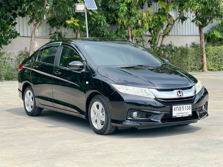 Honda City 2015 1.5 V i-VTEC Sedan เบนซิน เกียร์อัตโนมัติ ดำ รูปที่ 3