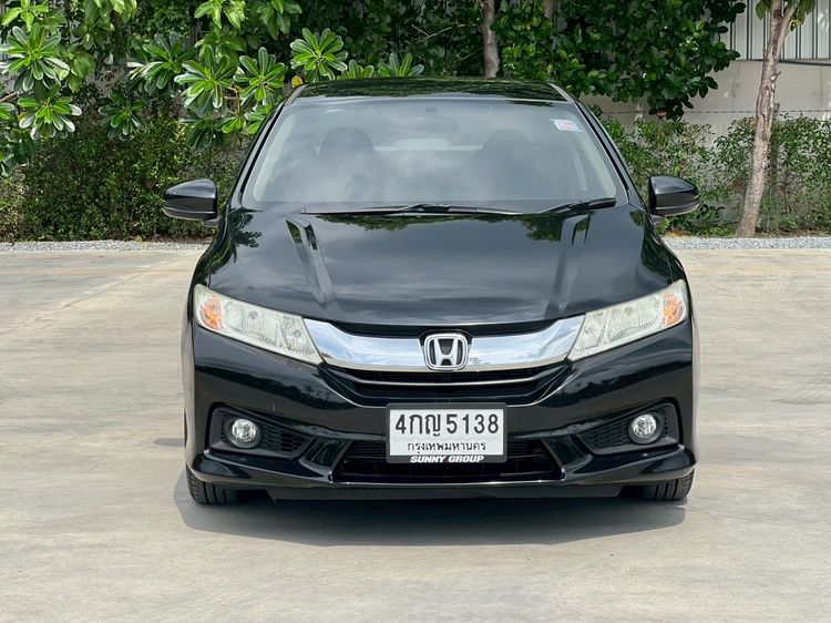 Honda City 2015 1.5 V i-VTEC Sedan เบนซิน เกียร์อัตโนมัติ ดำ รูปที่ 2