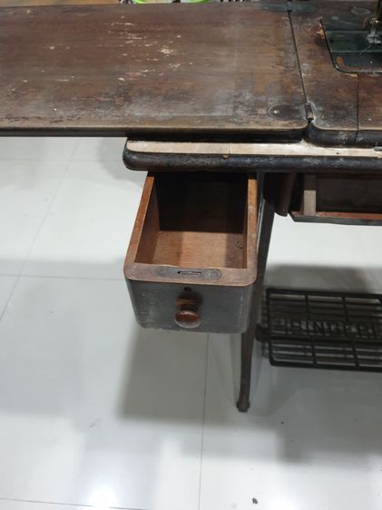 จักรเย็บผ้าโบราณ singer วินเทจ เก่าเก็บสมัยคุณยาย 80 กว่าปี รูปที่ 14