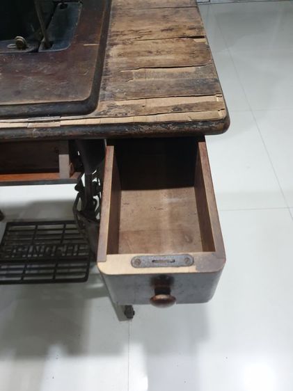 จักรเย็บผ้าโบราณ singer วินเทจ เก่าเก็บสมัยคุณยาย 80 กว่าปี รูปที่ 16