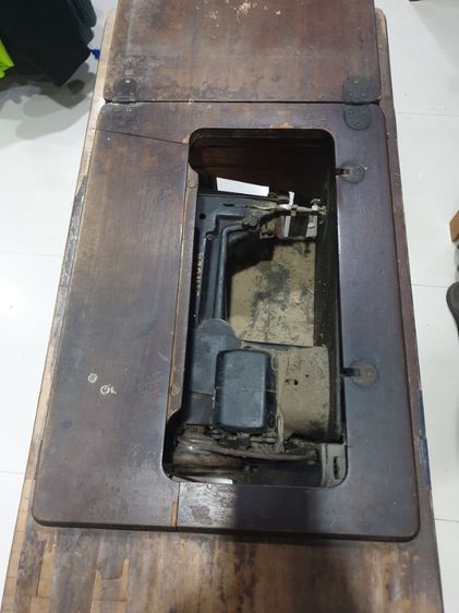 จักรเย็บผ้าโบราณ singer วินเทจ เก่าเก็บสมัยคุณยาย 80 กว่าปี รูปที่ 18