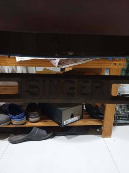 จักรเย็บผ้าโบราณ singer วินเทจ เก่าเก็บสมัยคุณยาย 80 กว่าปี รูปที่ 9