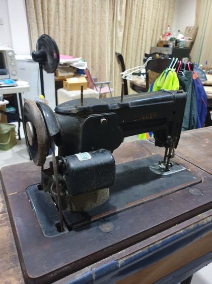 จักรเย็บผ้าโบราณ singer วินเทจ เก่าเก็บสมัยคุณยาย 80 กว่าปี รูปที่ 6
