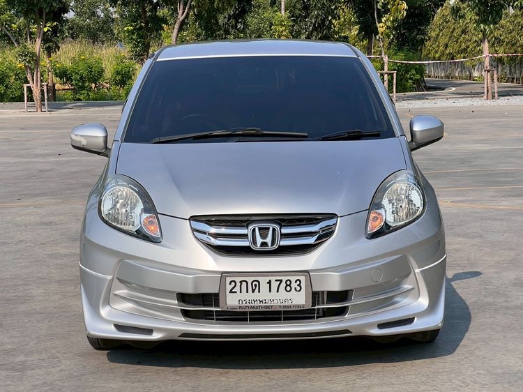 Honda Brio 2013 1.2 Amaze V Sedan เบนซิน เกียร์อัตโนมัติ เทา รูปที่ 2