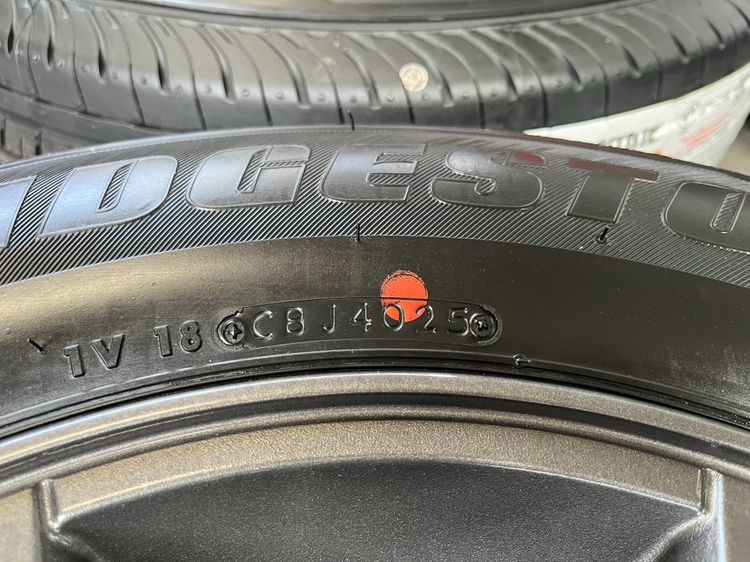 ✨ล้อแม็ก✨ISUZU D-Max Patinum ขอบ 15 สีเทาดำ พร้อมยางใหม่💯215-70-15 Bridgestone💥ปลายปี 25💥 รูปที่ 9