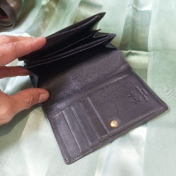 ❌️ขายแล้ว❌️POLO WORLD ⚜️ กระเป๋าสตางค์หนังแท้  สภาพสวย✨️ รูปที่ 8