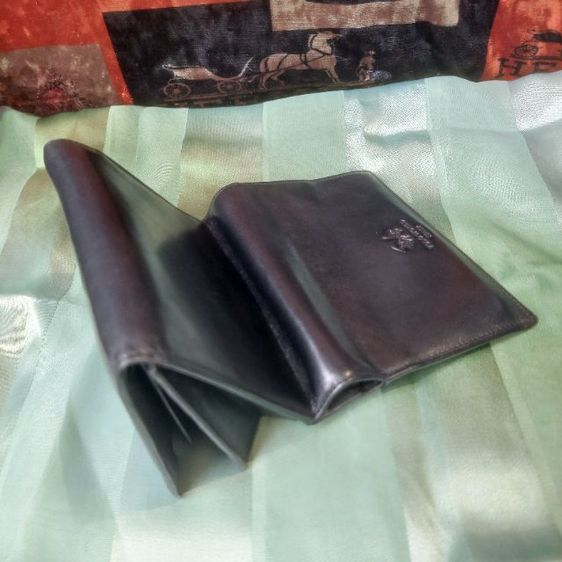 ❌️ขายแล้ว❌️POLO WORLD ⚜️ กระเป๋าสตางค์หนังแท้  สภาพสวย✨️ รูปที่ 6