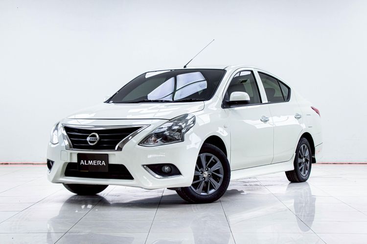 Nissan Almera 2016 1.2 E Sportech Sedan เบนซิน ไม่ติดแก๊ส เกียร์อัตโนมัติ ขาว รูปที่ 4