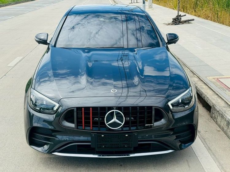 Mercedes-Benz E-Class 2023 E300 Sedan ปลั๊กอินไฮบริด (PHEV) เกียร์อัตโนมัติ ดำ รูปที่ 2
