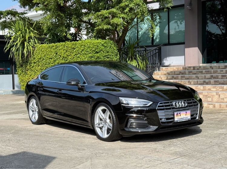 รถ Audi Audi A5  Sportback 40 TFSI S-Line สี ดำ