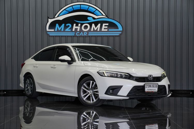 Honda Civic 2021 1.5 Turbo EL+ Sedan เบนซิน เกียร์อัตโนมัติ ขาว รูปที่ 3