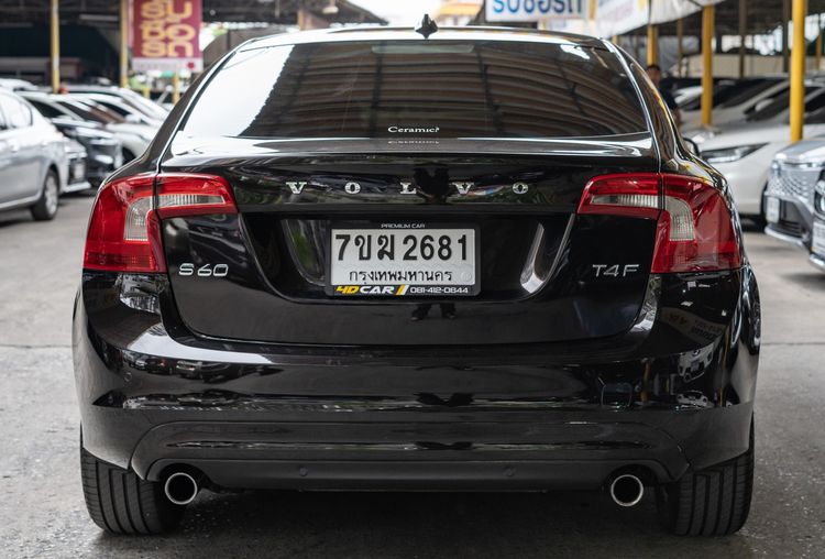 Volvo S60 2014 1.6 Drive Sedan เบนซิน ไม่ติดแก๊ส เกียร์อัตโนมัติ ดำ รูปที่ 4