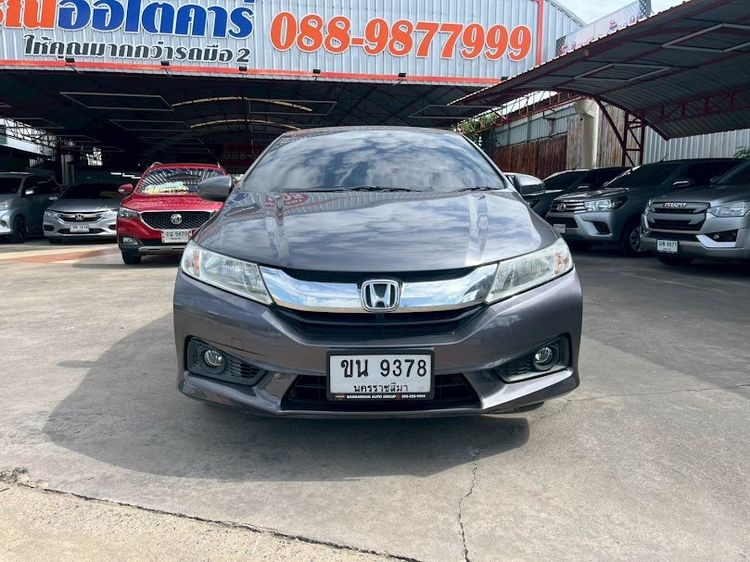 Honda City 2016 1.5 V Sedan เบนซิน ไม่ติดแก๊ส เกียร์อัตโนมัติ เทา รูปที่ 2