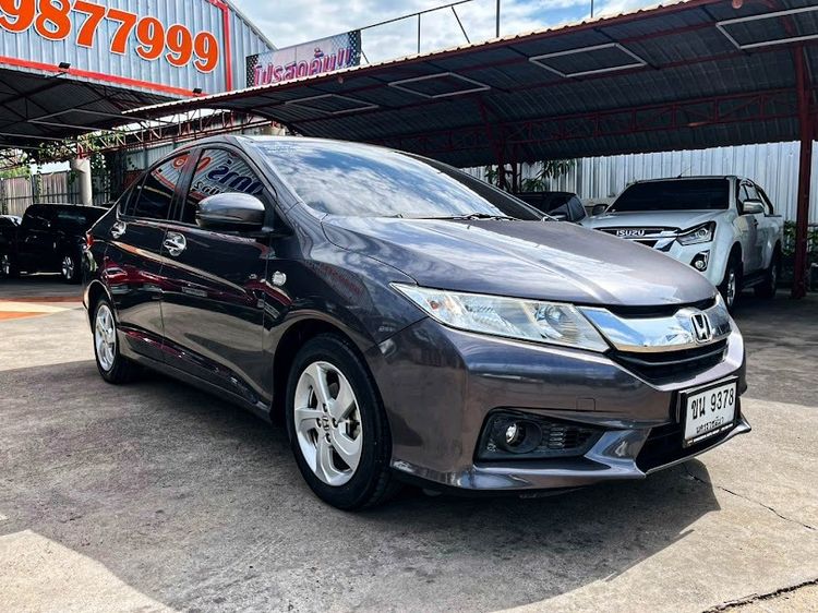 Honda City 2016 1.5 V Sedan เบนซิน ไม่ติดแก๊ส เกียร์อัตโนมัติ เทา รูปที่ 3