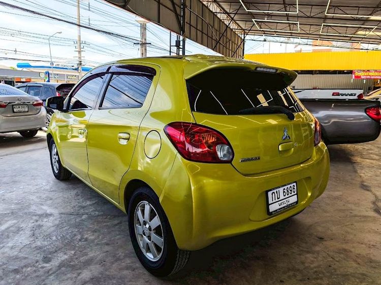 Mitsubishi Mirage 2013 1.2 GLS Sedan เบนซิน ไม่ติดแก๊ส เกียร์อัตโนมัติ เขียว รูปที่ 4