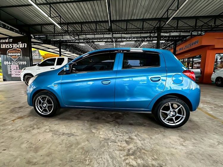 Mitsubishi Mirage 2018 1.2 GLX Sedan เบนซิน ไม่ติดแก๊ส เกียร์อัตโนมัติ ฟ้า รูปที่ 4