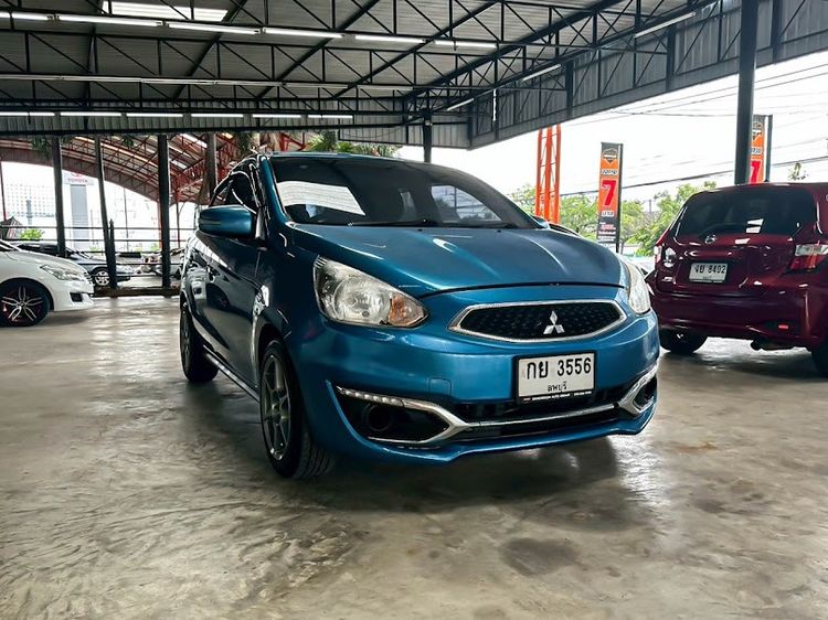 Mitsubishi Mirage 2018 1.2 GLX Sedan เบนซิน ไม่ติดแก๊ส เกียร์อัตโนมัติ ฟ้า รูปที่ 3