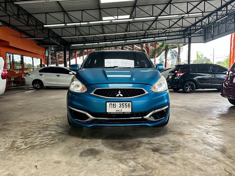 Mitsubishi Mirage 2018 1.2 GLX Sedan เบนซิน ไม่ติดแก๊ส เกียร์อัตโนมัติ ฟ้า รูปที่ 2