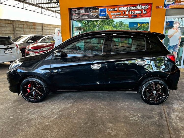 Mitsubishi Mirage 2019 1.2 GLX Sedan เบนซิน ไม่ติดแก๊ส เกียร์อัตโนมัติ ดำ รูปที่ 4