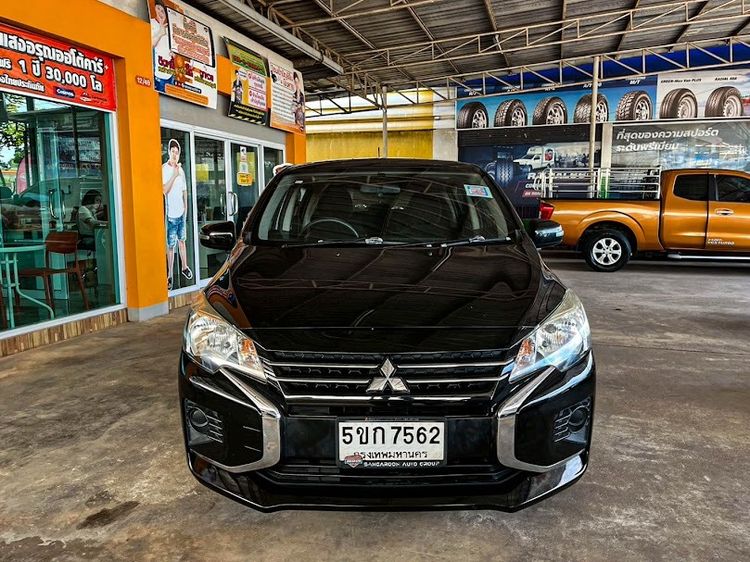 Mitsubishi Mirage 2019 1.2 GLX Sedan เบนซิน ไม่ติดแก๊ส เกียร์อัตโนมัติ ดำ รูปที่ 2