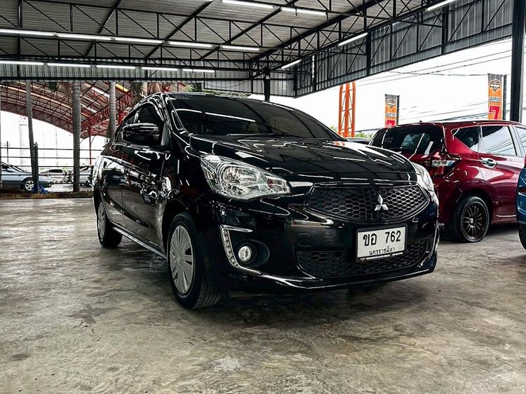 Mitsubishi Attrage 2018 1.2 GLX Sedan เบนซิน ไม่ติดแก๊ส เกียร์อัตโนมัติ ดำ รูปที่ 3