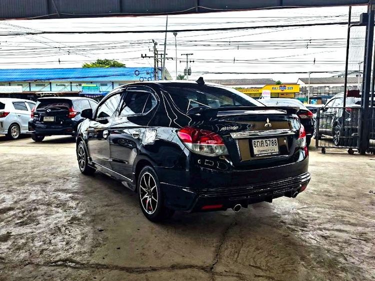 Mitsubishi Attrage 2016 1.2 GLX Sedan เบนซิน ไม่ติดแก๊ส เกียร์อัตโนมัติ ดำ รูปที่ 4