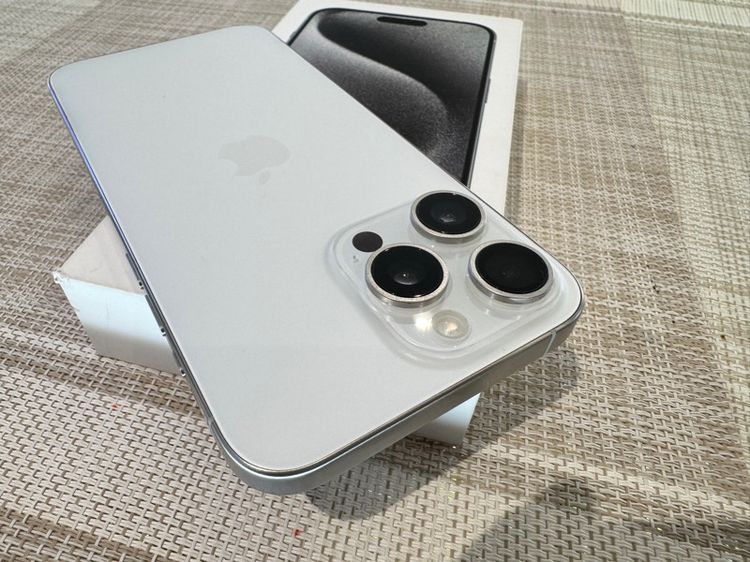 iPhone 15 Pro Max 256 สีขาว ผ่อนได้ รูปที่ 4