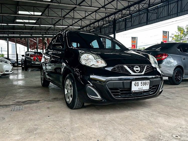 Nissan March 2019 1.2 E Sedan เบนซิน ไม่ติดแก๊ส เกียร์อัตโนมัติ ดำ รูปที่ 3