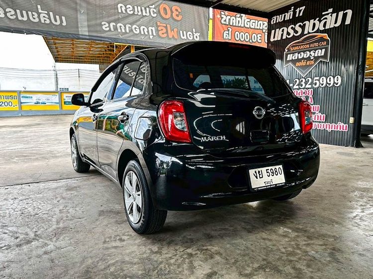 Nissan March 2019 1.2 E Sedan เบนซิน ไม่ติดแก๊ส เกียร์อัตโนมัติ ดำ รูปที่ 4