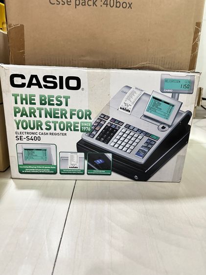 ขายเครื่องบันทึกเงินสด CASIO SE-S400  รูปที่ 3