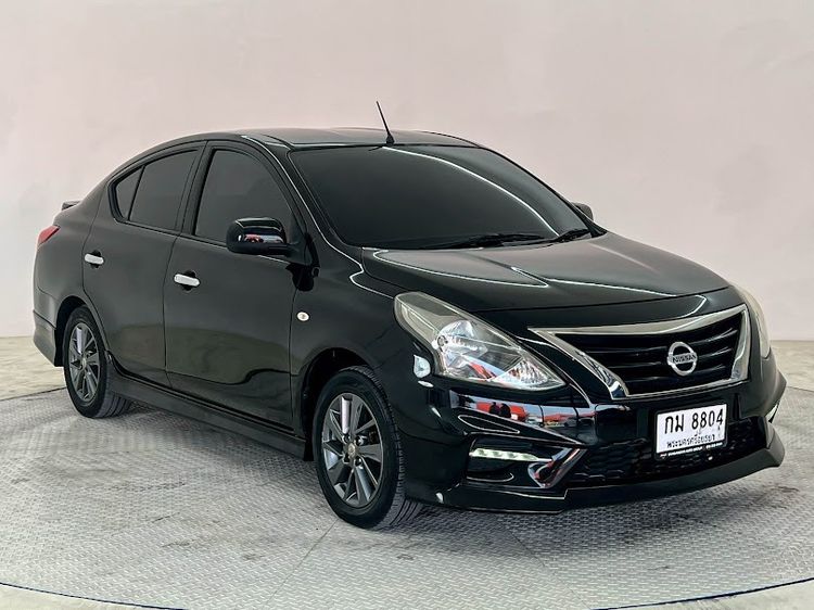 Nissan Almera 2016 1.2 E Sportech Sedan เบนซิน ไม่ติดแก๊ส เกียร์อัตโนมัติ ดำ รูปที่ 3