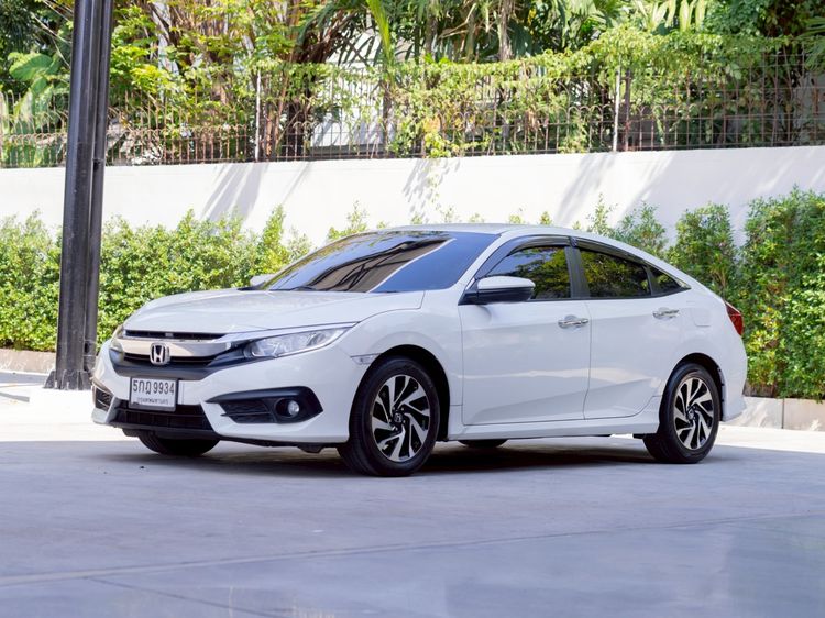 Honda Civic 2016 1.8 EL i-VTEC Sedan เบนซิน ไม่ติดแก๊ส เกียร์อัตโนมัติ ขาว รูปที่ 3