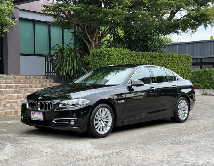 BMW Series 5 2016 525d Sedan ดีเซล ไม่ติดแก๊ส เกียร์อัตโนมัติ ดำ รูปที่ 4
