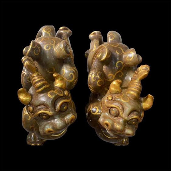 ✨รูปปั้นปี่เซียะ(หินหยก)วัตถุมงคลเสริมดวง 