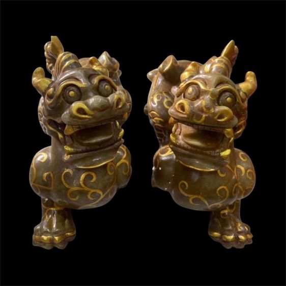 ✨รูปปั้นปี่เซียะ(หินหยก)วัตถุมงคลเสริมดวง  รูปที่ 3