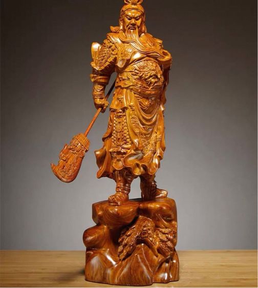 ✨รูปปั้นรูปกวนอู (50 เซนต์ ) องค์ใหญ่  รูปที่ 5