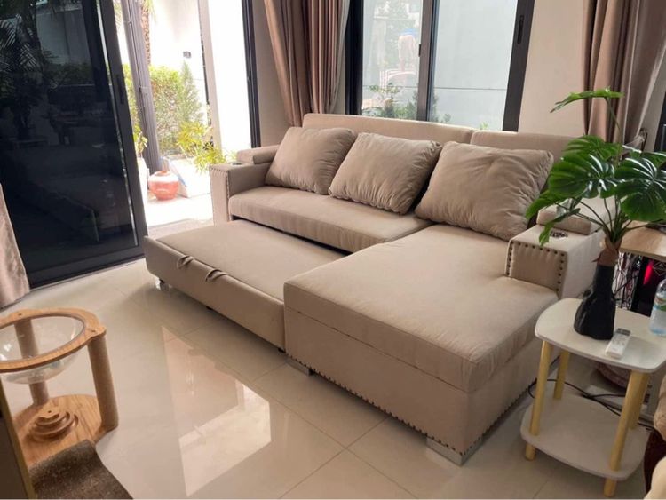 โซฟาตัวแอลดึงปรับนอน