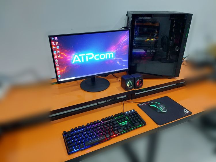 วินโดว์ ขายคอมพิวเตอร์  พร้อมใช้  RYZEN 5 5600 RAM 16GB  RTX3060TI O8G จอ 22นิ้ว 100Hz  ครบชุด