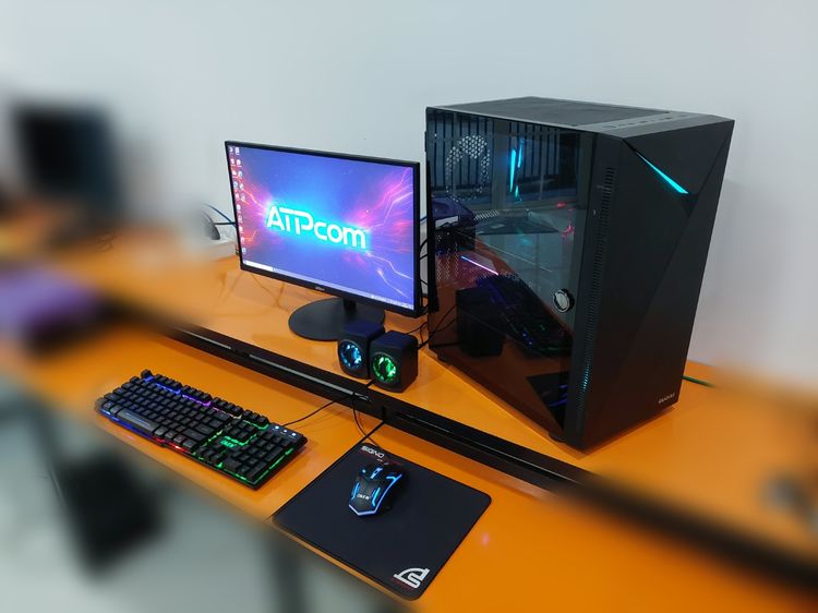 ขายคอมพิวเตอร์  พร้อมใช้  RYZEN 5 5600 RAM 16GB  RTX3060TI O8G จอ 22นิ้ว 100Hz  ครบชุด รูปที่ 2