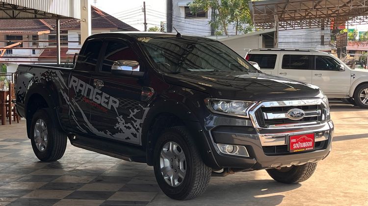 Ford Ranger 2016 2.2 Hi-Rider XLT Pickup ดีเซล ไม่ติดแก๊ส เกียร์ธรรมดา เทา รูปที่ 3