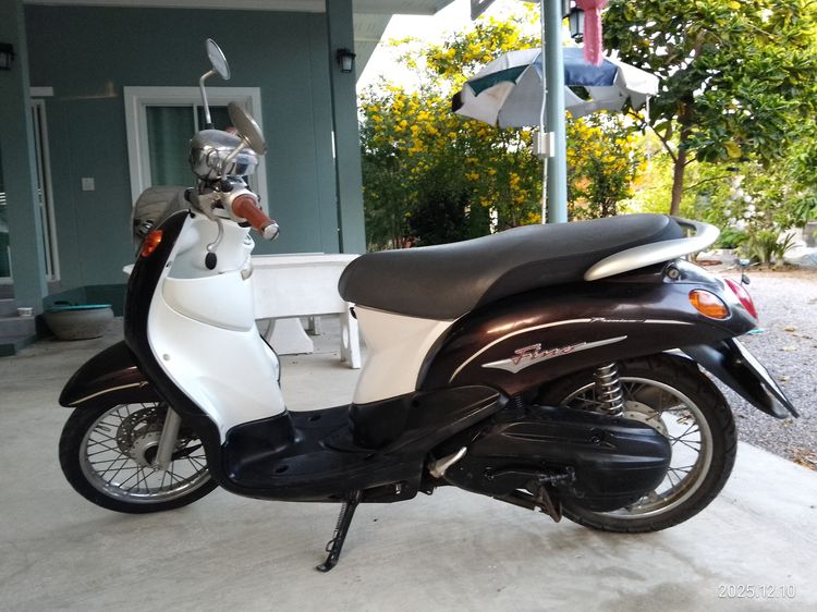 2007 ขาย Yamaha Fino 114 สีน้ำตาลขาว สภาพใหม่ 90 เปอร์เซนต์ พร้อมเอกสารครบ